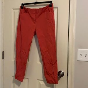 Light coral dress pants. Lighter color than pic